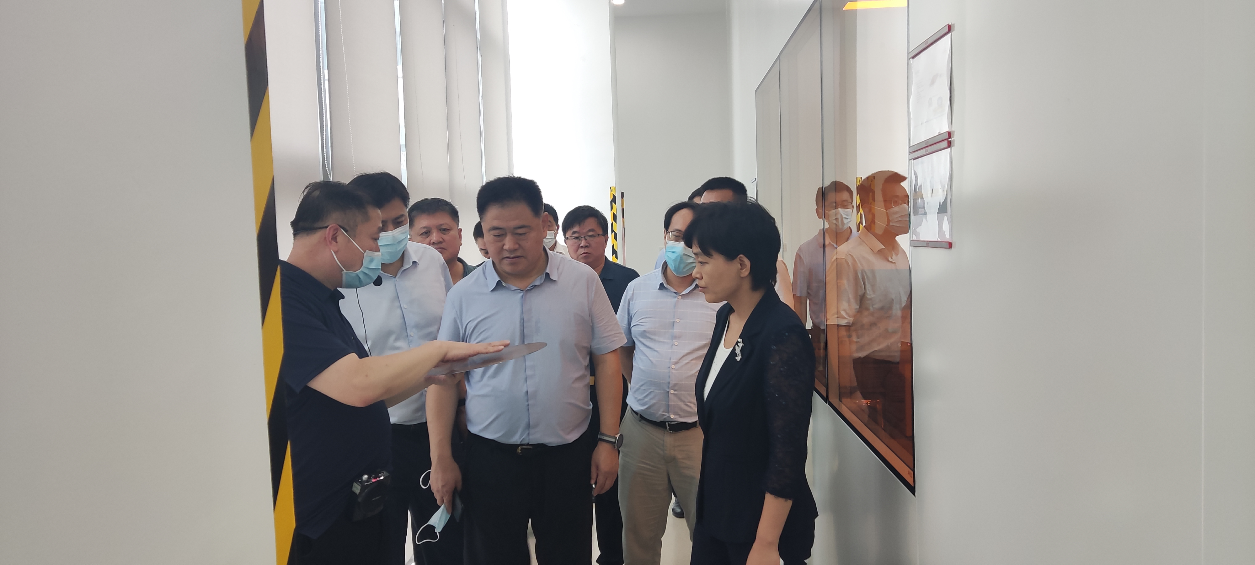 省工信厅领导来阳谷华泰调研
